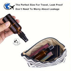 4pcs Amber Glass Spray Bottles 50ml 1.7oz Mini