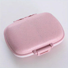 8 Compartment Travel Pill Organizer Moisture Proof Small Pill Box Portable