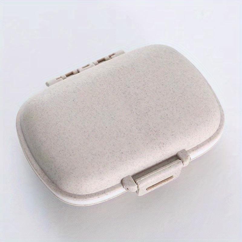 8 Compartment Travel Pill Organizer Moisture Proof Small Pill Box Portable
