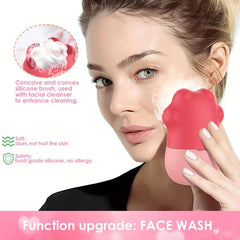 Silicone Ice Roller For Face With Face Cleaning Brush Puffiness Relief