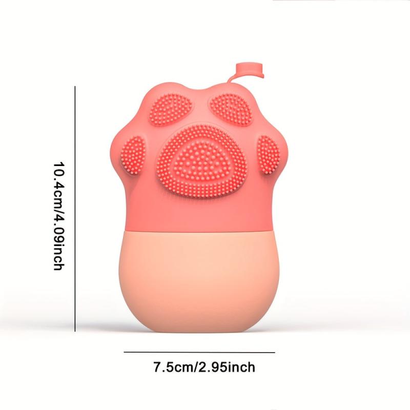 Silicone Ice Roller For Face With Face Cleaning Brush Puffiness Relief