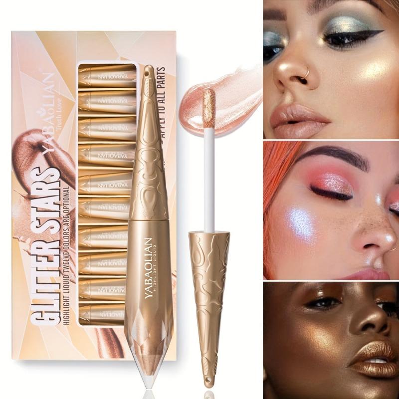 YABAOLIAN Liquid Glitter Highlighter & Brightening Cream