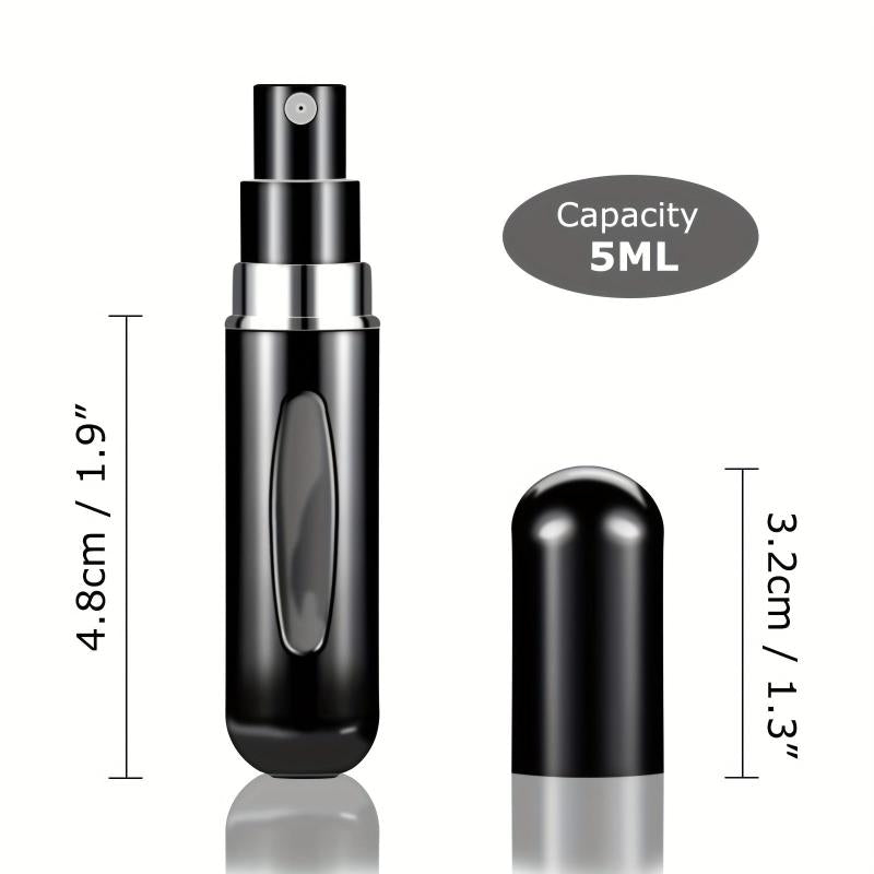 4PCS 5ml Refillable Perfume Atomizer Spray Bottle for Travel
