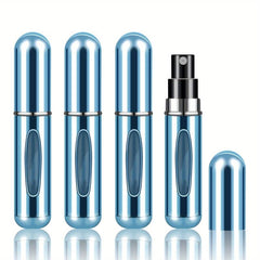 4PCS 5ml Refillable Perfume Atomizer Spray Bottle for Travel