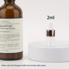 5 Mini Glass Dropper Bottles for Oils 2ml/5ml
