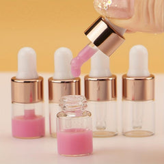 5 Mini Glass Dropper Bottles for Oils 2ml/5ml