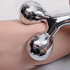 Facial Roller Massager Smooth Wrinkles Neck Eyes Massage Lymphatic Drainage