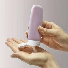 3Pcs Travel Bottles Refillable Squeeze Pouch Leakproof Portable Cosmetic Bottles