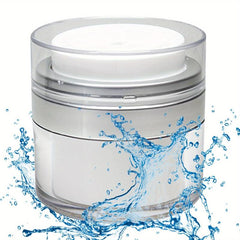 2pcs Empty Airless Pump Cosmetic Jar Container Leak Proof BPA Portable