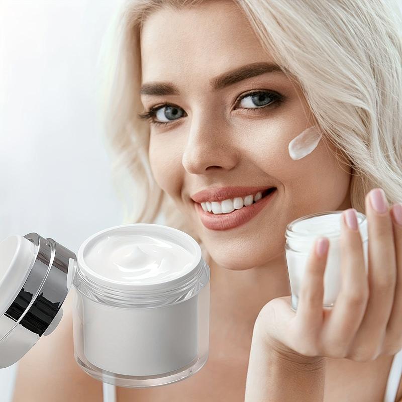 2pcs Empty Airless Pump Cosmetic Jar Container Leak Proof BPA Portable