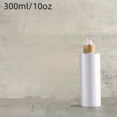 Bamboo Pump Dispenser for Shower Gel - 300ml Capacity