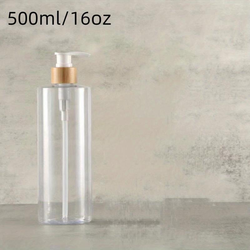 Bamboo Pump Dispenser for Shower Gel - 300ml Capacity