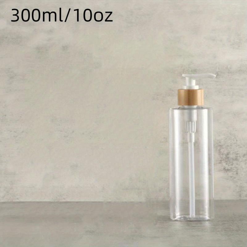 Bamboo Pump Dispenser for Shower Gel - 300ml Capacity
