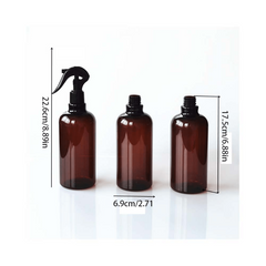 500ml Amber PET Spray Bottle for Oils Perfume
