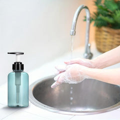 2pcs 300ml Pump Bottles Refillable Containers Clear