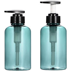 2pcs 300ml Pump Bottles Refillable Containers Clear