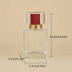 50ml Refillable Perfume Bottle Glass Travel Cosmetics Spray Portable Capacity