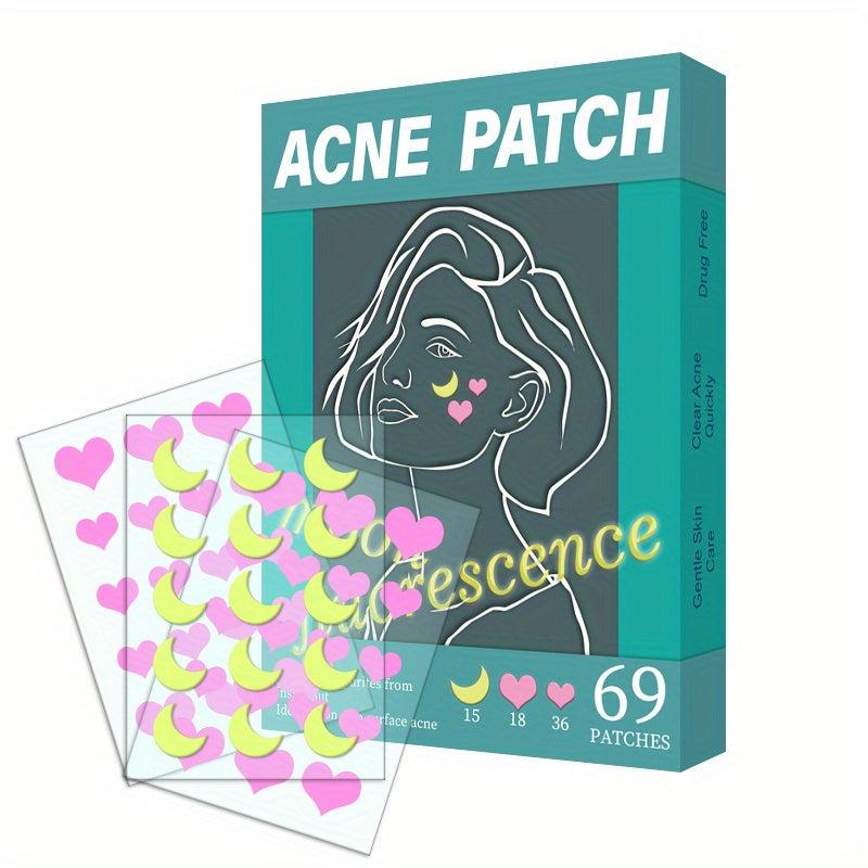 Fluorescent Acne Patch Hydrocolloidal Stickers for Girls and Women