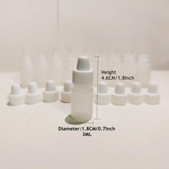 10 pcs 3ML Squeeze Bottle for Tattoo Medicine and Ink