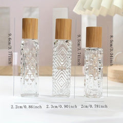 Wooden Cap Rollerball Bottles 10ML