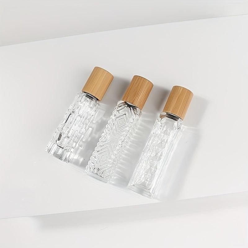 Wooden Cap Rollerball Bottles 10ML