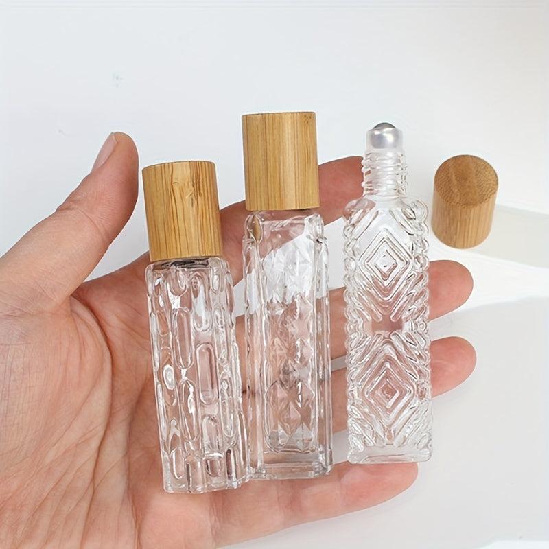 Wooden Cap Rollerball Bottles 10ML