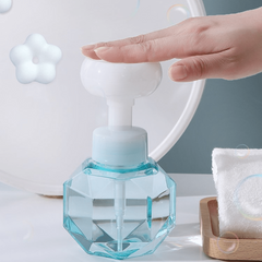 Floral Soap Dispenser 300ml Flower Stamp Liquid Soap Dispenser