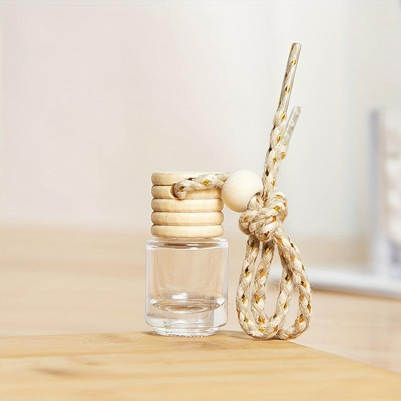 5ml Glass Car Aromatherapy Bottle Pendant Essential Diffuser