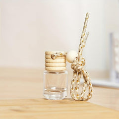 5ml Glass Car Aromatherapy Bottle Pendant Essential Diffuser