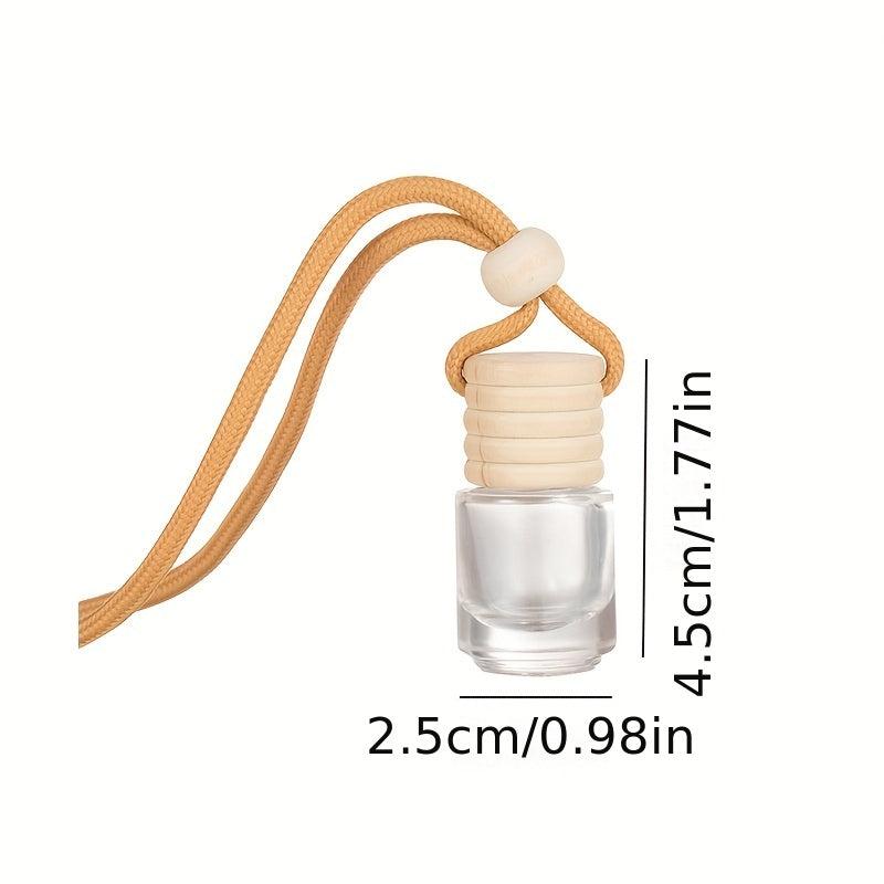 5ml Glass Car Aromatherapy Bottle Pendant Essential Diffuser