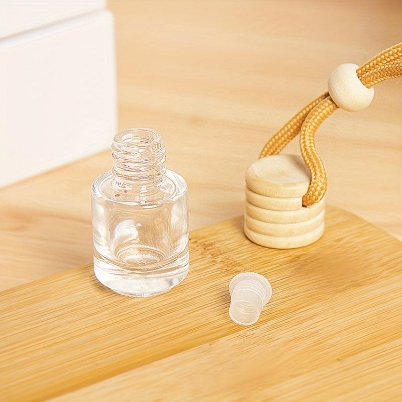 5ml Glass Car Aromatherapy Bottle Pendant Essential Diffuser