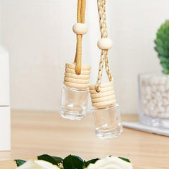 5ml Glass Car Aromatherapy Bottle Pendant Essential Diffuser