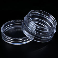 50Pcs 3g Sample Containers With Lids Clear Acrylic Plastic Jars