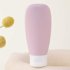 3pcs 60ml Silicone Travel Bottles Leak Proof Squeezable Portable Containers