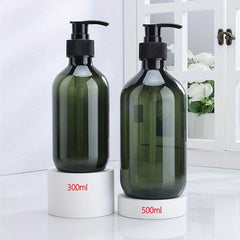 2pcs Pump Bottles 500ml 300ml Empty Plastic Refillable Dispenser Containers