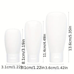 Refillable Cosmetic Soft Tubes Bottles With Flip Cover