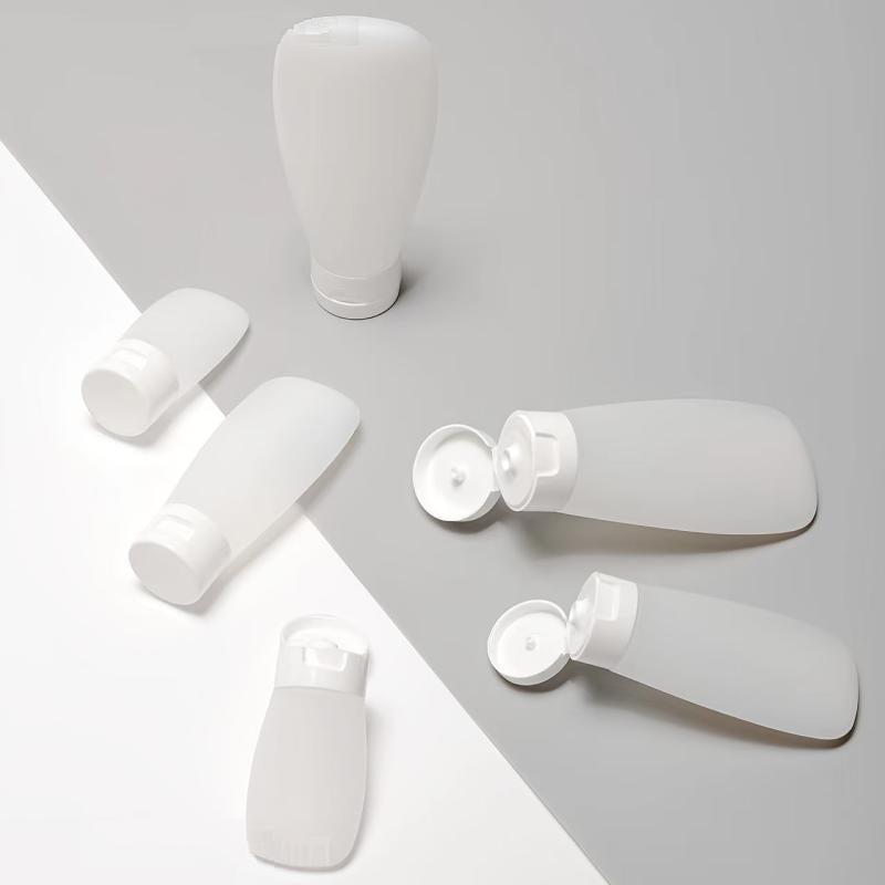 Refillable Cosmetic Soft Tubes Bottles With Flip Cover