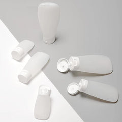Refillable Cosmetic Soft Tubes Bottles With Flip Cover