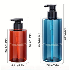 10.2oz Clear Acrylic Soap Dispenser Pump Bottle for Kitchen Bathroom