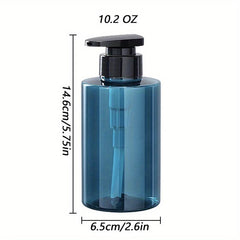 10.2oz Clear Acrylic Soap Dispenser Pump Bottle for Kitchen Bathroom