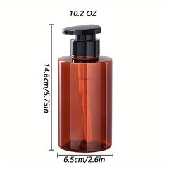 10.2oz Clear Acrylic Soap Dispenser Pump Bottle for Kitchen Bathroom
