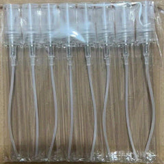 8pcs Mini Glass Spray Bottles for Perfume Samples and Scent Pumping