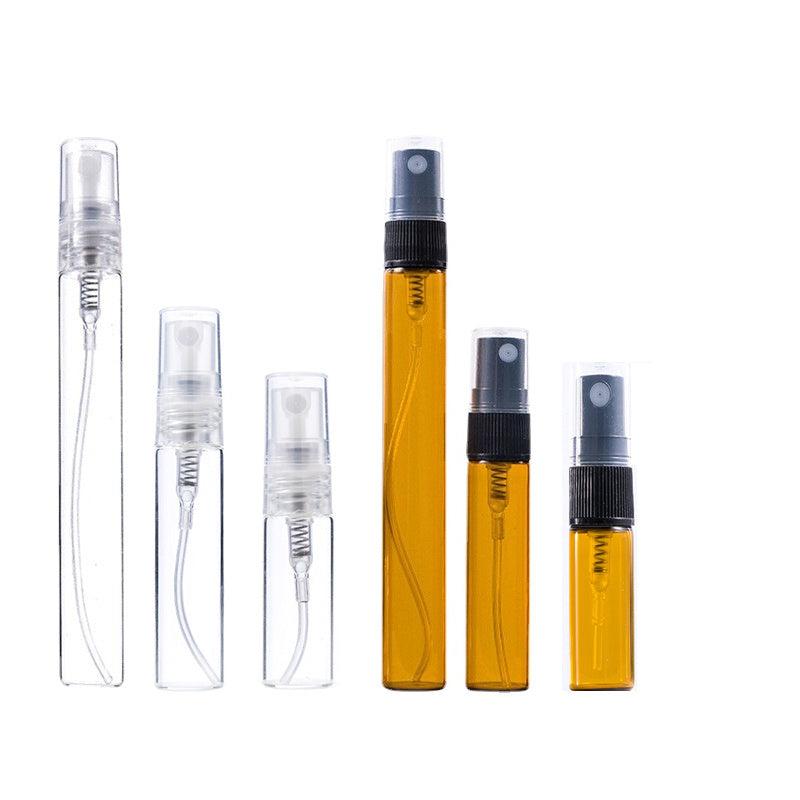 8pcs Mini Glass Spray Bottles for Perfume Samples and Scent Pumping