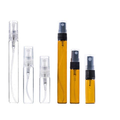8pcs Mini Glass Spray Bottles for Perfume Samples and Scent Pumping