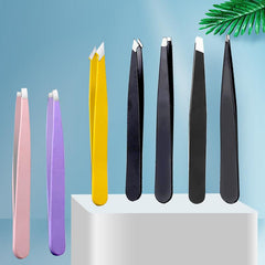 Stainless Steel Eyebrow Clip for Hair Removal and Blackhead Extraction