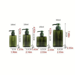 Refillable Travel Shampoo and Lotion Pump Bottles - Eco Friendly Dispensers
