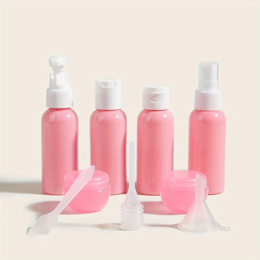9pcs Travel Bottles Leakproof Refillable Toiletries Containers Set