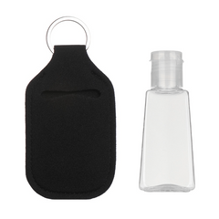 30ml Refillable Travel Bottle with Hand Sanitizer Holder Keychain