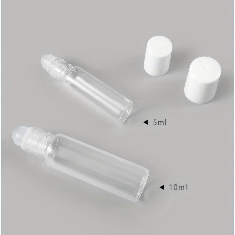 Refillable Glass Roll On Bottles for Essential Oils 10ml and 5ml Sizes