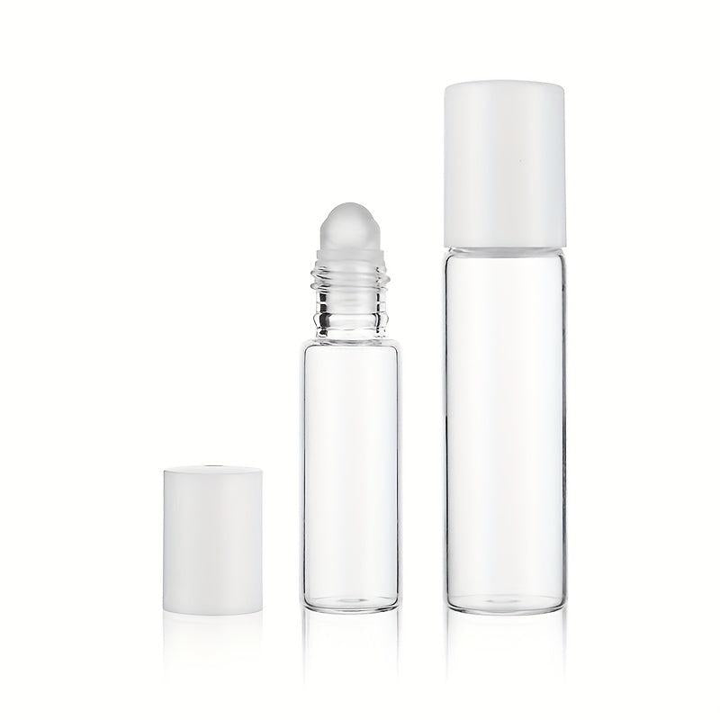 Refillable Glass Roll On Bottles for Essential Oils 10ml and 5ml Sizes